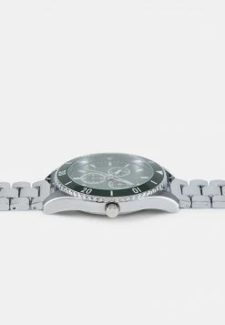 Pier One Unisexo UNISEX - Reloj - Silver-coloured/green -Pier One Comercio 3868a74b129c47a4a44c8eaf55047ceb