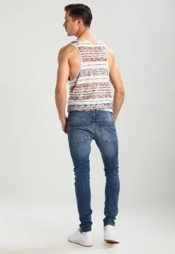 Pier One Hombre Vaqueros Pitillo - Dark Blue Denim -Pier One Comercio 39034195bde54d90bc6c34fc1b160962