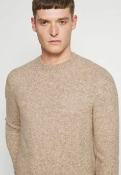 Pier One Hombre Jersey De Punto - Mottled Beige -Pier One Comercio 3a0321c48bc948c0acd83527a4676175