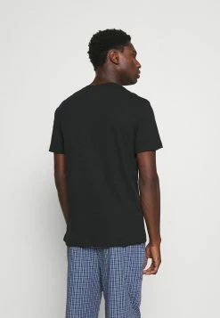 Pier One Hombre LOUNGE HENLEY TEE - Camiseta De Pijama - Black -Pier One Comercio 3ca2219e98a24b59afa60229a2a2d403