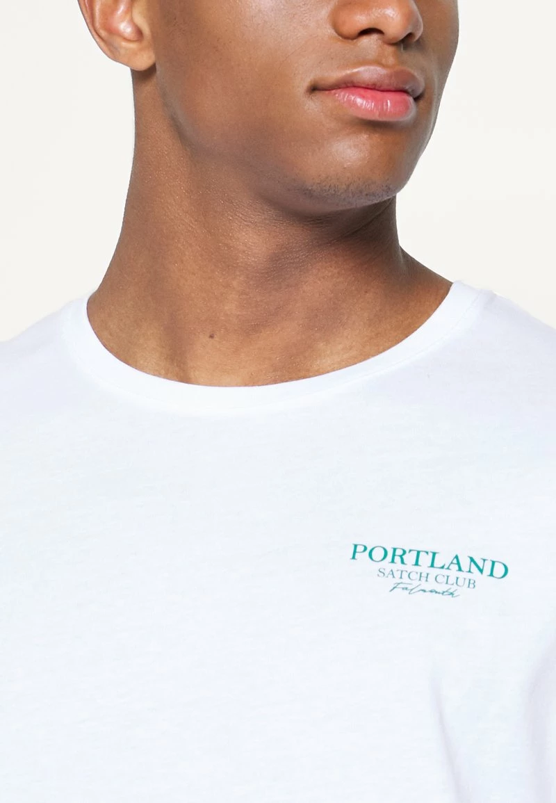 Pier One Hombre GRAPHIC T-SHIRT - Camiseta Estampada - White 11 Pier One Hombre GRAPHIC T-SHIRT - Camiseta Estampada - White - Imagen 9