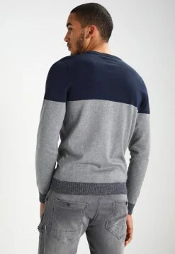 Pier One Jersey De Punto - Mottled Grey/dark Blue, Hombre -Pier One Comercio 412650e4b1ce4d44a008b33687670614