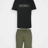 Pier One Pijama - Black/khaki, Hombre -Pier One Comercio 42c913203f2d4b5cb316dd523d92cc7c