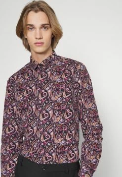 Pier One FESTIVE AOP - Camisa - Black/multi-coloured, Hombre -Pier One Comercio 42f1fc22f04142e68d186bb66a314705