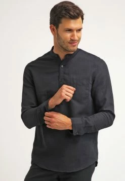 Pier One Camisa - Black, Hombre