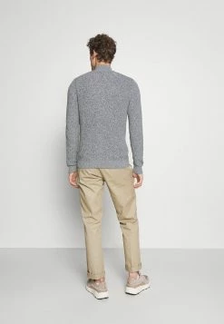 Pier One Hombre Chaqueta De Punto - Mottled Blue -Pier One Comercio 4846ba4449694f97b0643f4dffd492cb