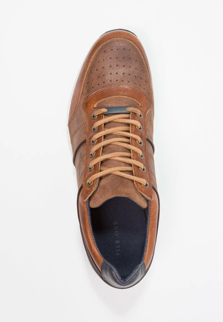 Pier One Hombre LEATHER - Zapatillas - Cognac 4 Pier One Hombre LEATHER - Zapatillas - Cognac - Imagen 2