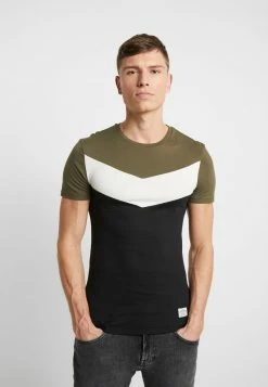 Pier One Hombre Camiseta Básica - Green/black