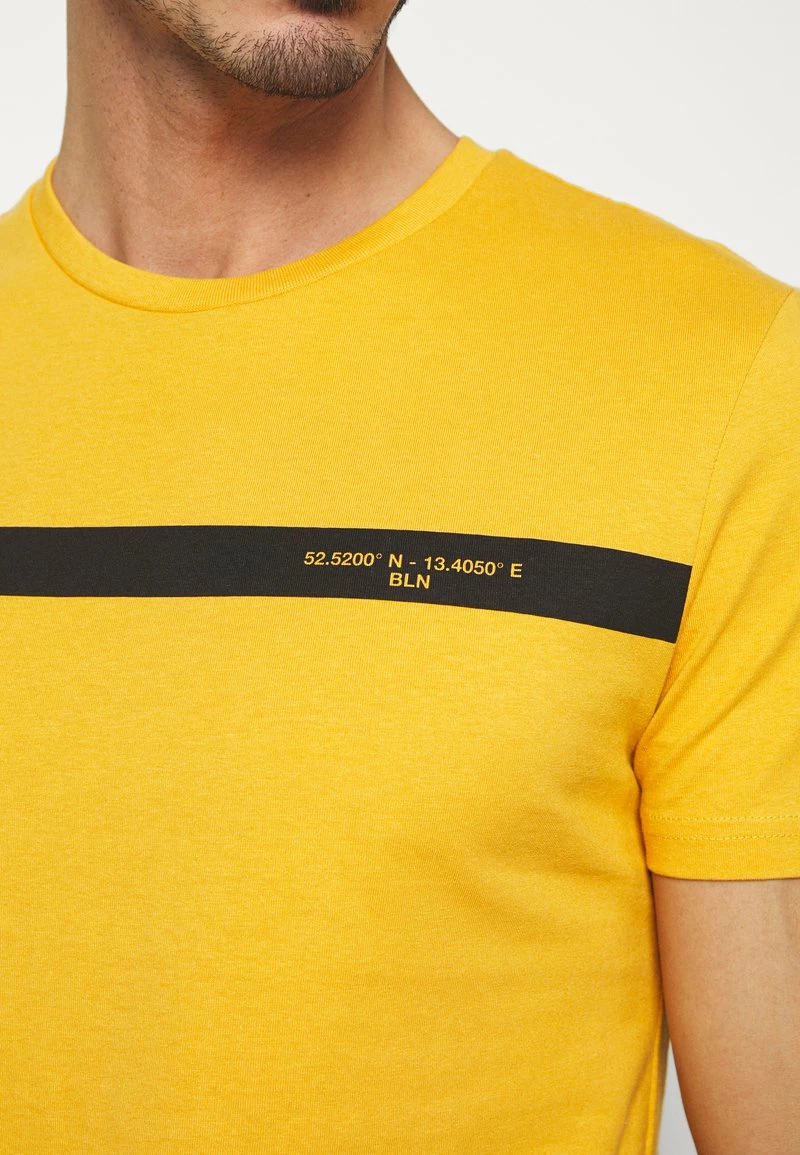 Pier One Camiseta Estampada - Yellow, Hombre 7 Pier One Camiseta Estampada - Yellow, Hombre - Imagen 5
