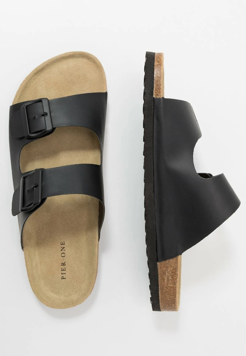 Pier One Hombre UNISEX - Pantuflas - Black 7 Pier One Hombre UNISEX - Pantuflas - Black - Imagen 5