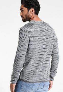 Pier One Hombre Jersey De Punto - Mottled Grey/anthracite -Pier One Comercio 4e3451eecd6c40a682c77a8695dca2cc
