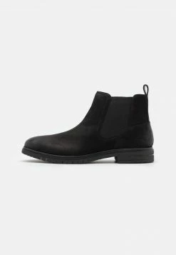 Pier One Hombre LEATHER - Botines - Black