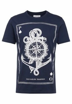 Pier One Camiseta Estampada - Dark Blue, Hombre -Pier One Comercio 501d5d59625d4986819c07ebea070572