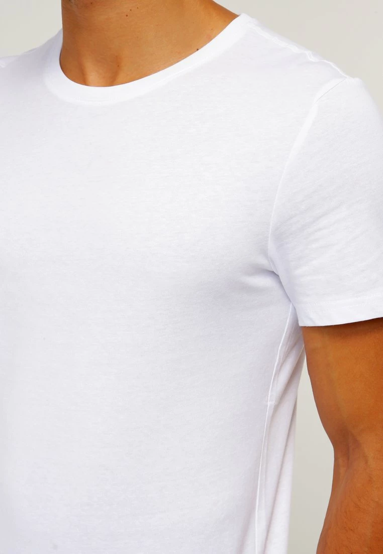 Pier One 2 PACK - Camiseta Básica - White/black, Hombre 8 Pier One 2 PACK - Camiseta Básica - White/black, Hombre - Imagen 6