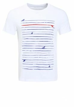 Pier One Camiseta Estampada - White, Hombre -Pier One Comercio 537b55fa904246f7a8a803f53d014564