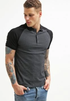 Pier One Polo - Black, Hombre