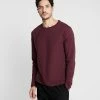 Pier One Hombre Camiseta De Manga Larga - Bordeaux -Pier One Comercio 548299bcede8490ea5d931985bb1d27d