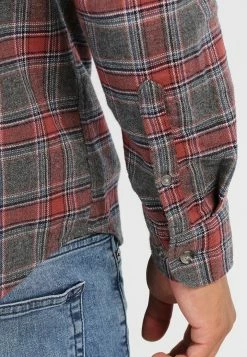 Pier One Hombre Camisa - Grey/coral -Pier One Comercio 551953d0ad2d49119280dd58cb3b0bb3