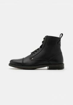 Pier One Hombre Botines Con Cordones - Black
