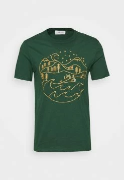 Pier One Hombre Camiseta Estampada - Dark Green -Pier One Comercio 58ebd793b2534b6b9c8b6248f8818b8f