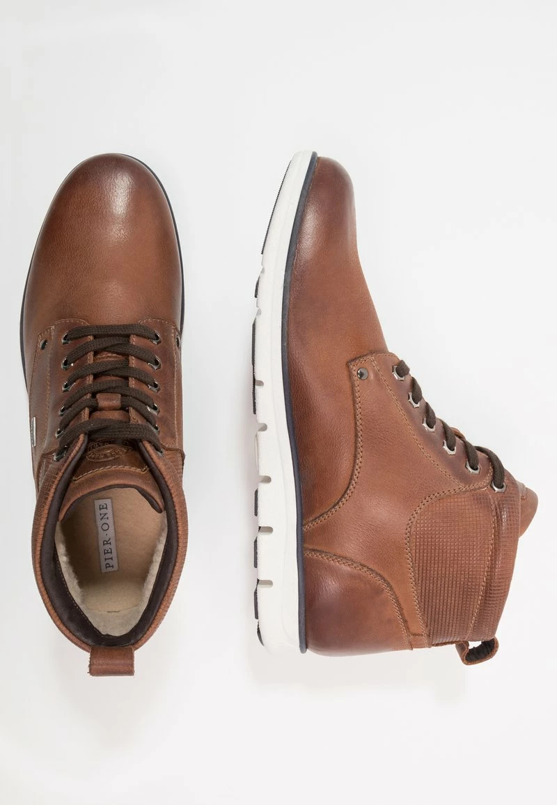 Pier One Hombre Botines Con Cordones - Cognac 4 Pier One Hombre Botines Con Cordones - Cognac - Imagen 2