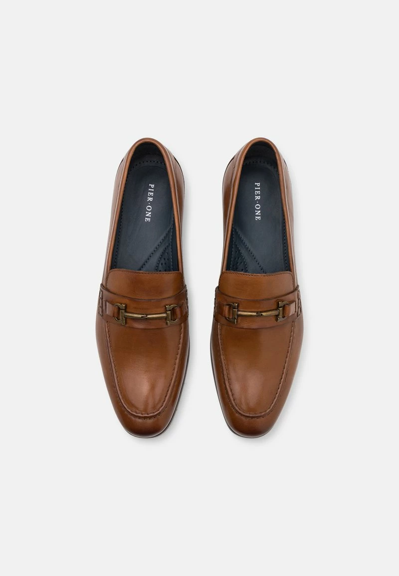 Pier One Hombre LEATHER - Mocasines - Cognac 7 Pier One Hombre LEATHER - Mocasines - Cognac - Imagen 5
