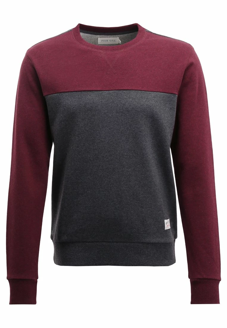 Pier One Hombre Sudadera - Mottled Bordeaux 8 Pier One Hombre Sudadera - Mottled Bordeaux - Imagen 6