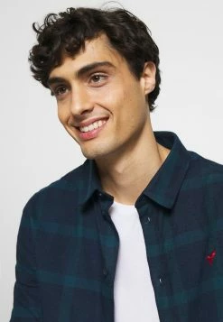 Pier One Hombre Camisa - Dark Blue/teal -Pier One Comercio 60ff006a248a4e558dbde6647cd82b01