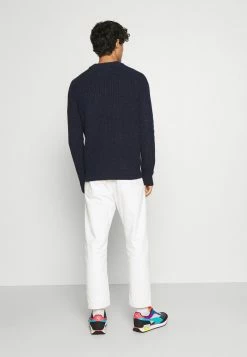 Pier One CHUNKY MOCKNECK JUMPER - Jersey De Punto - Dark Blue, Hombre -Pier One Comercio 62737f0eb6da44008028c4e9a2d9308f
