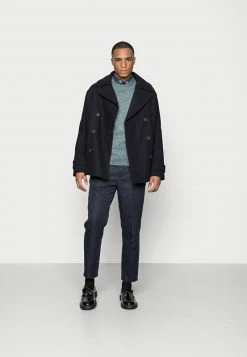 Pier One Hombre ESSENTIAL WINTER CREWNECK - Jersey De Punto - Blue/grey -Pier One Comercio 636fe3704c2942ebbc331cab39fcbcf7