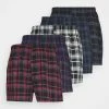 Pier One Hombre 5 PACK - Boxer - Black /dark Blue /dark Green