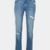 Pier One Hombre DISTRESSED DENIM SLIM FIT - Vaqueros Slim Fit - Light Blue -Pier One Comercio 6892ba2963924b7294f58df49ba8fe17