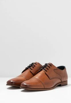 Pier One Hombre LEATHER - Zapatos Con Cordones - Cognac -Pier One Comercio 6adc8a15fcba42609cfaac073b602468