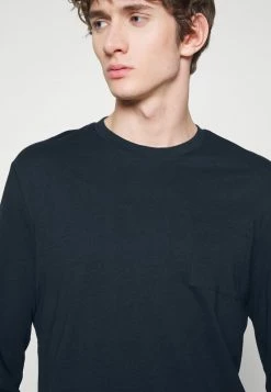 Pier One Camiseta De Manga Larga - Dark Blue, Hombre -Pier One Comercio 6be8ab8c282d4f2890dee98beebf7cd6