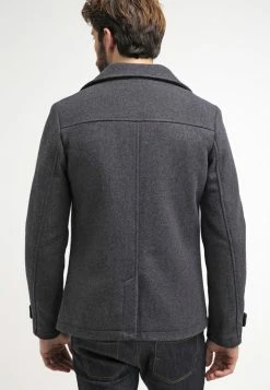 Pier One Abrigo Corto - Dark Grey, Hombre -Pier One Comercio 6c62ffa9699e49f18086c6a35e80580c