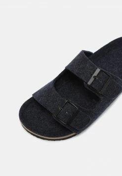 Pier One UNISEX - Sandalias Planas - Dark Blue, Unisexo -Pier One Comercio 6db3d7059e5b43c7ac98150f077a09c8