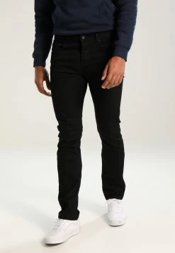 Pier One Vaqueros Rectos - Black Denim, Hombre