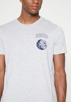 Pier One Hombre GRAPHIC T-SHIRT - Camiseta Básica - Mottled Grey -Pier One Comercio 70956178d1ef4d6b9a27e61a940ba596