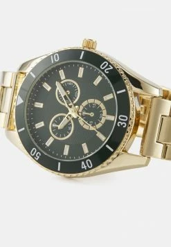Pier One UNISEX - Reloj - Gold-coloured/green, Unisexo -Pier One Comercio 7275b6174e554eb28ad065d148c1fe77