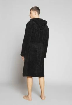 Pier One Hombre Albornoz - Black -Pier One Comercio 75a98de977234435b0a886383a91af9e