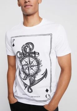 Pier One Hombre Camiseta Estampada - White 11 Pier One Hombre Camiseta Estampada - White -Pier One Comercio 75f5610570e042468924b5bcb2d7ccce