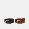 Pier One Hombre LEATHER 2 PACK - Cinturón - Cognac/black -Pier One Comercio 7792092386d1430fbebc6bfbacb57a33