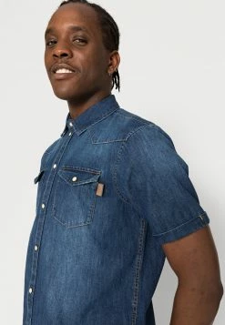 Pier One Hombre Camisa - Dark Blue -Pier One Comercio 785b24cabc8c4d8fb81212a577be2bb7