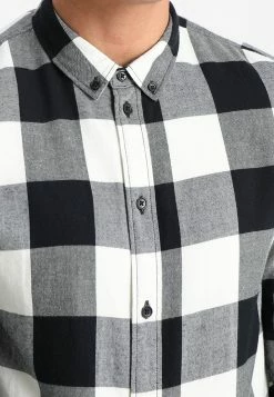Pier One Hombre Camisa - Black/white -Pier One Comercio 792202892c924927b2989305ff572f55
