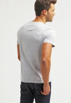 Pier One Camiseta Básica - Light Grey Melange, Hombre -Pier One Comercio 79db7ec74116421b808ac245ba26c201