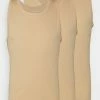 Pier One Hombre 3 PACK - Camiseta Interior - Beige