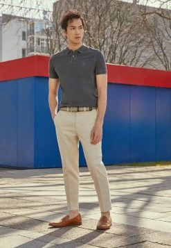 Pier One Hombre LEATHER - Mocasines - Camel