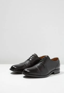 Pier One Hombre LEATHER - Zapatos Con Cordones - Black -Pier One Comercio 7e9ed2e3d51f4aada36953668b6c81f8