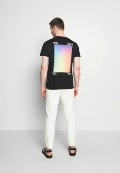 Pier One Hombre Camiseta Estampada - Black