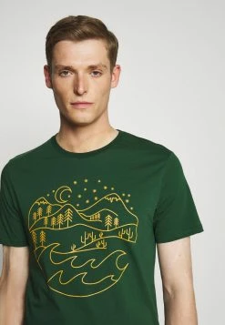 Pier One Hombre Camiseta Estampada - Dark Green -Pier One Comercio 816fa80bc1fb46ab9f9f69861b9f0cd2